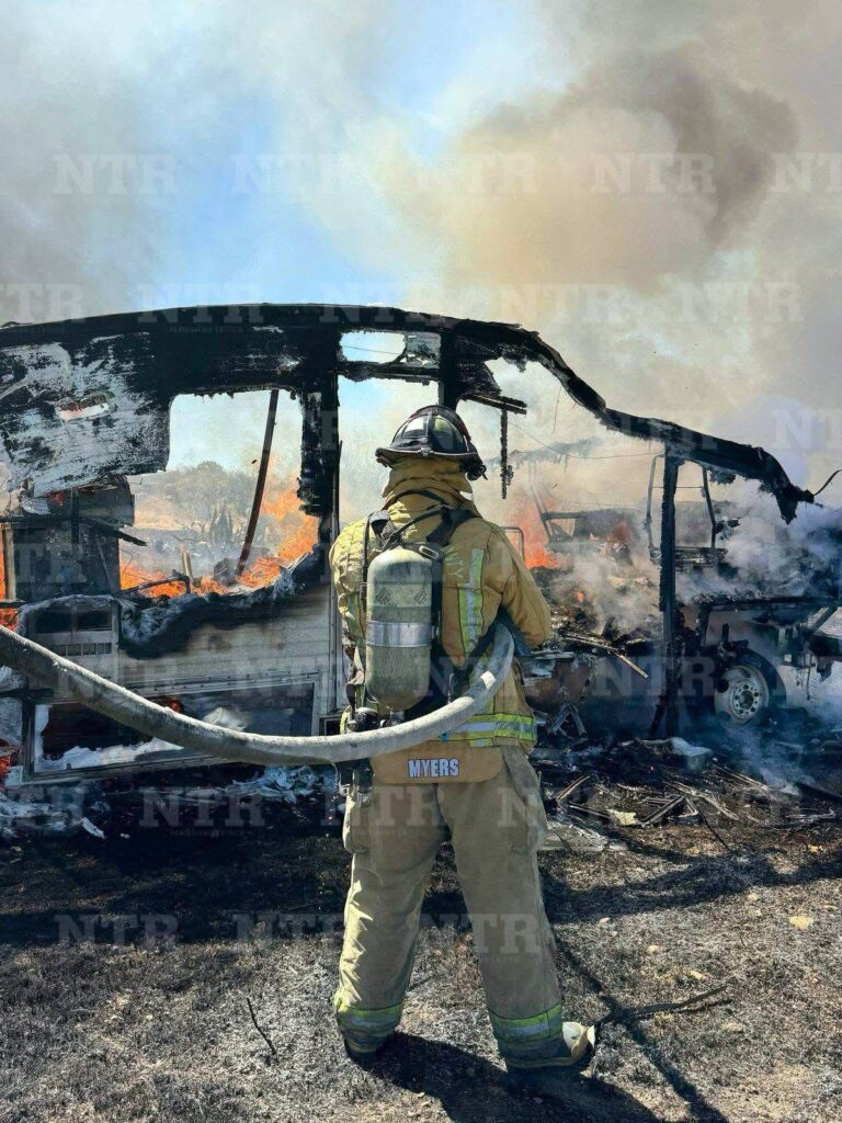 Se incendia casa rodante en comunidad de Valdecañas