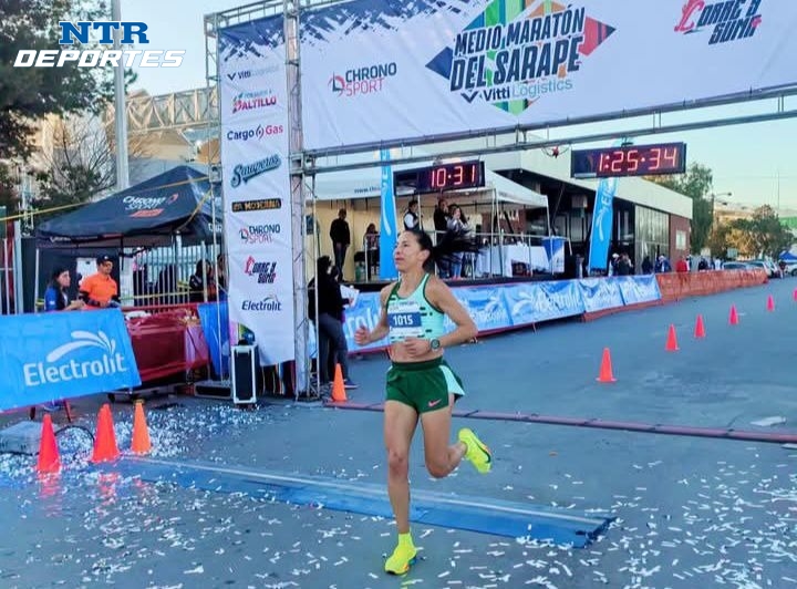 Argentina Valdepeñas segundo lugar en Medio Maratón