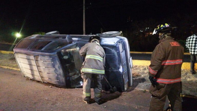 Registran dos accidentes en capital, sin heridos graves