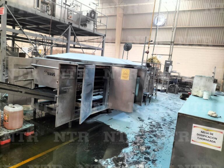 Se registra incendio en Zona Industrial
