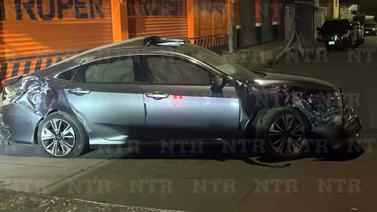 Exceso de velocidad provoca fuerte choque