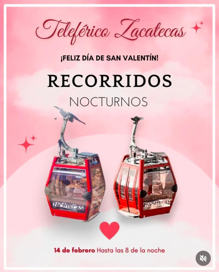 Celebra Teleférico San Valentín con recorridos nocturnos