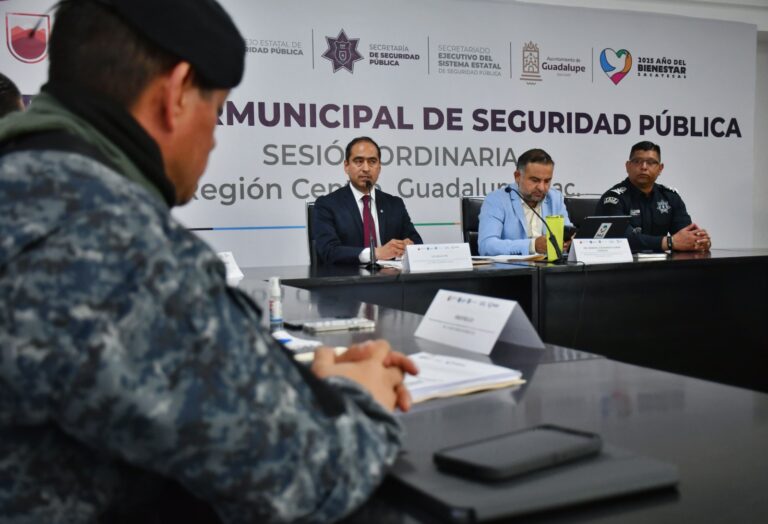 Celebran sesión del Consejo Intermunicipal de Seguridad Pública Región Centro