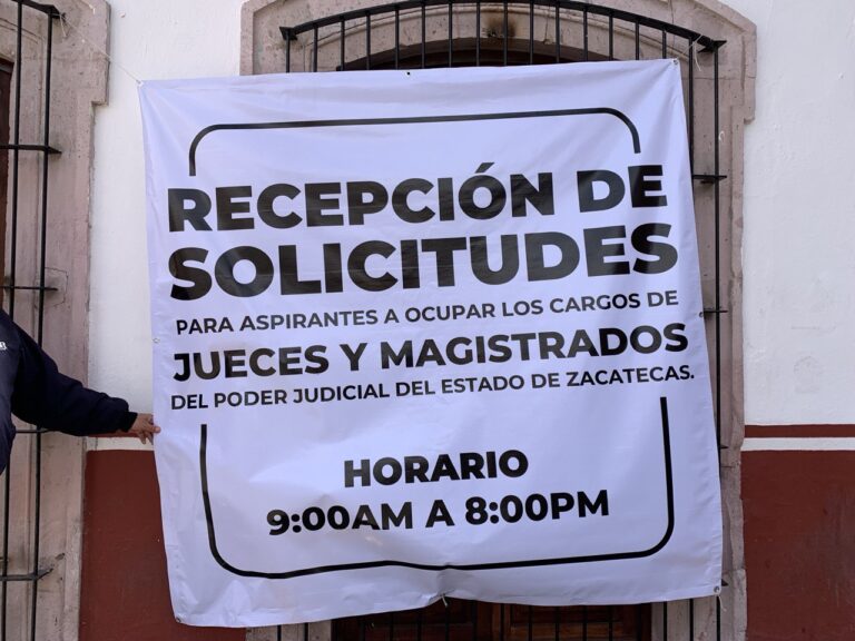 Cierran registros de candidatos judiciales