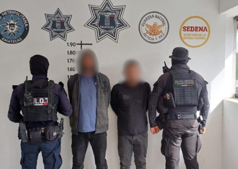 Detienen a presuntos responsables de robos en Estrella de Oro