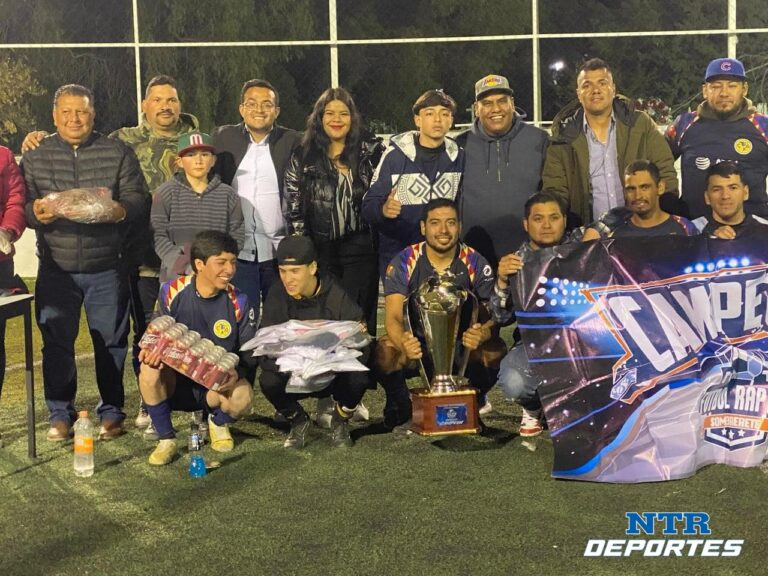 El futbol rápido de Sombrerete corona a sus campeones