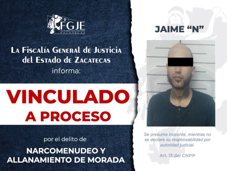 Lo vinculan por narcomenudeo y allanamiento de morada