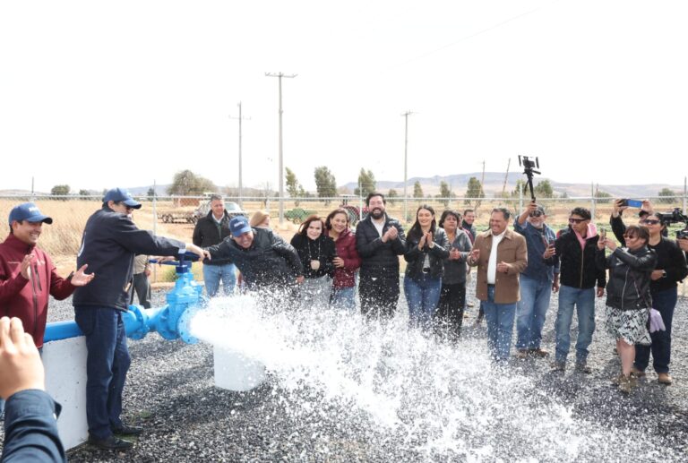 Inaugura DMA pozo El Hormiguero, beneficiará a veinte mil zacatecanos