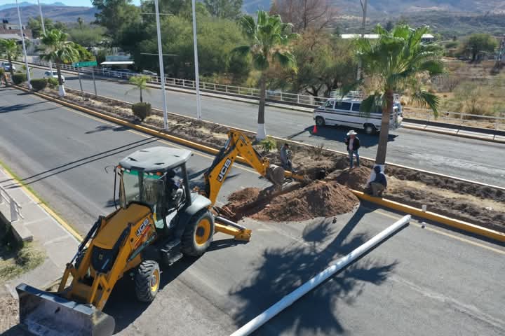 Instalan sistema de riego en Jalpa