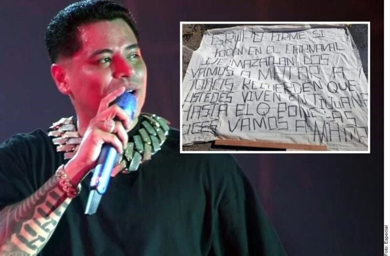 Ofrecen protección a Grupo Firme por narcomanta