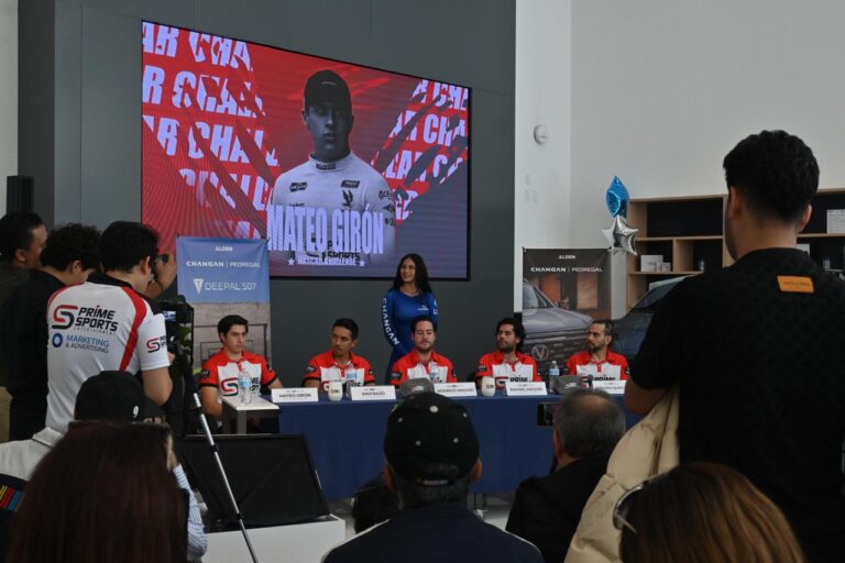 Presentan a Mateo Girón en Prime Sport Racing Team
