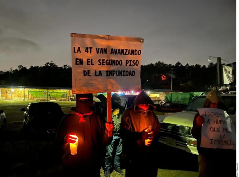 Protestan zapatistas contra bases de GN