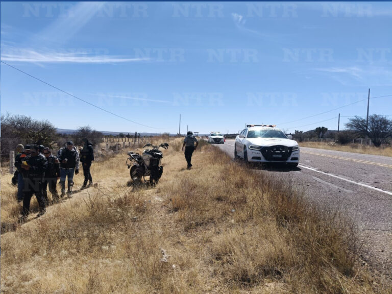 Termina motociclista en hospital tras accidente en federal 45