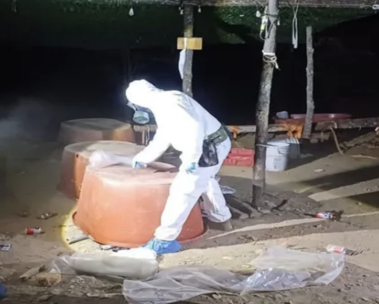 Destacan aseguramiento de mega laboratorio de droga en Zacatecas