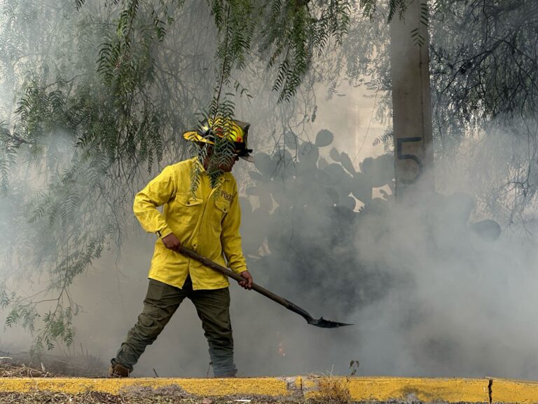 Atienden 25 incendios esta semana en la capital