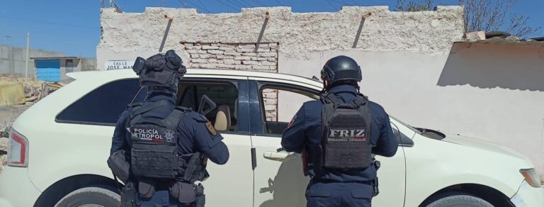 Aseguran vehículo con reporte de robo