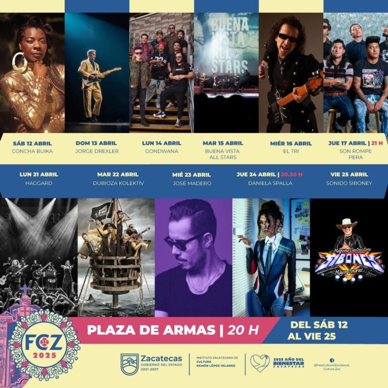 Foro principal del Festival Cultural Zacatecas (FCZ) 2025.