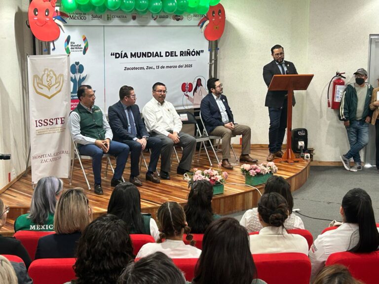 Conmemora ISSSTE Zacatecas Día Mundial del Riñón