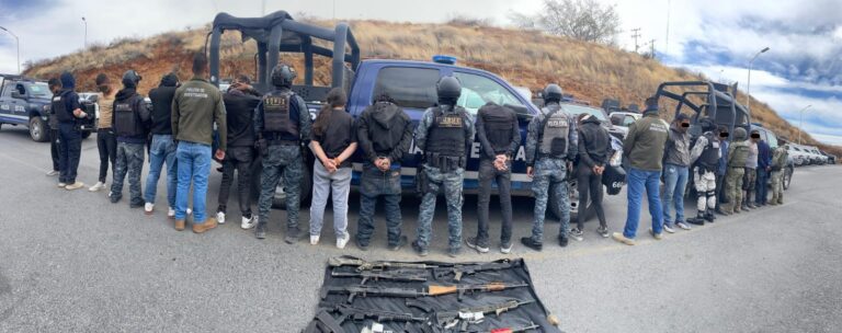 Desarticulan célula delincuencial en Pinos; hay 13 detenidos