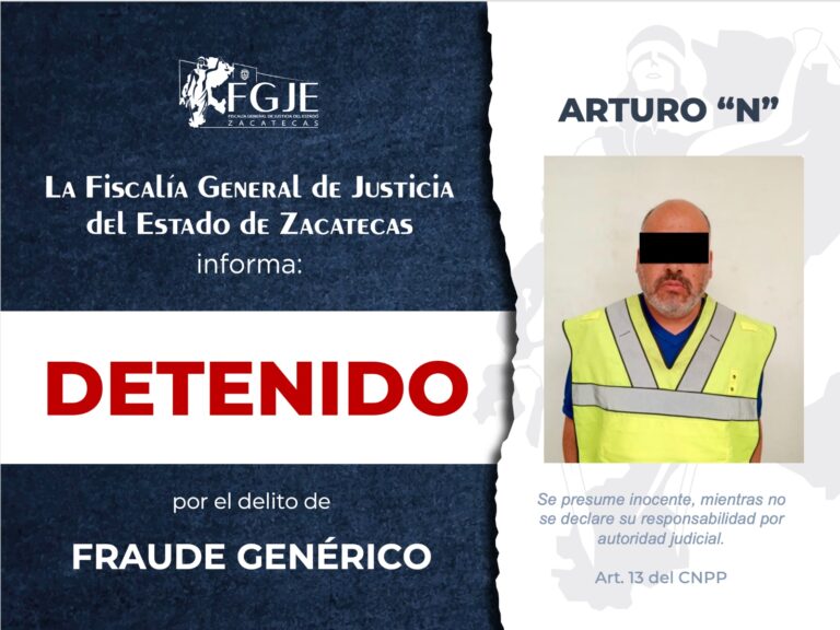 Detienen a zacatecano en Durango por fraude