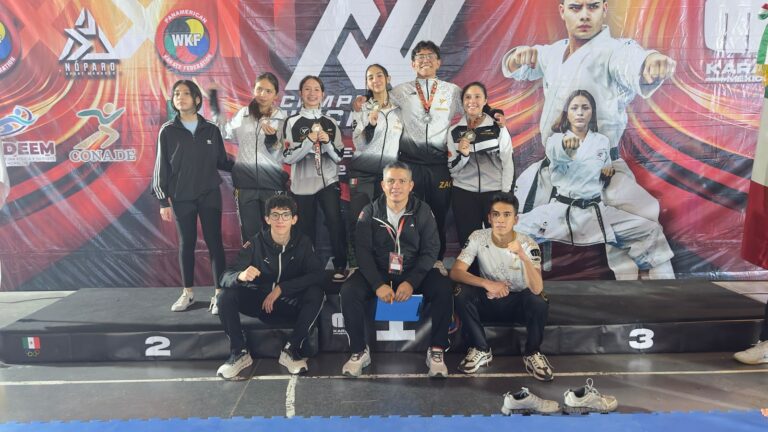 Zacatecanos destacan en Nacional de Karate
