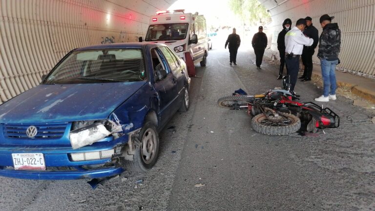 Mañana de motociclistas accidentados