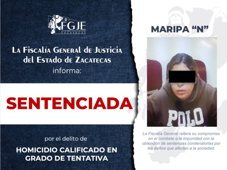 Sentencian a mujer a ocho años de prisión por homicidio