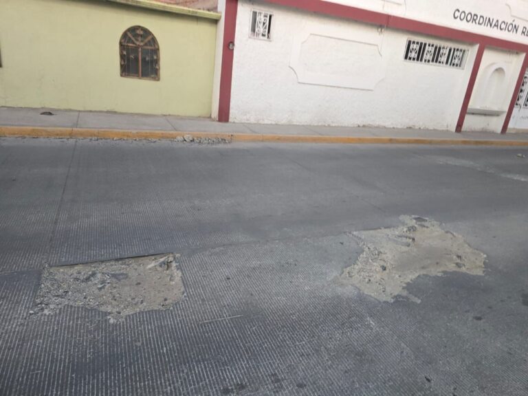 Dejan inconclusos trabajos de reparación de fugas en Fresnillo