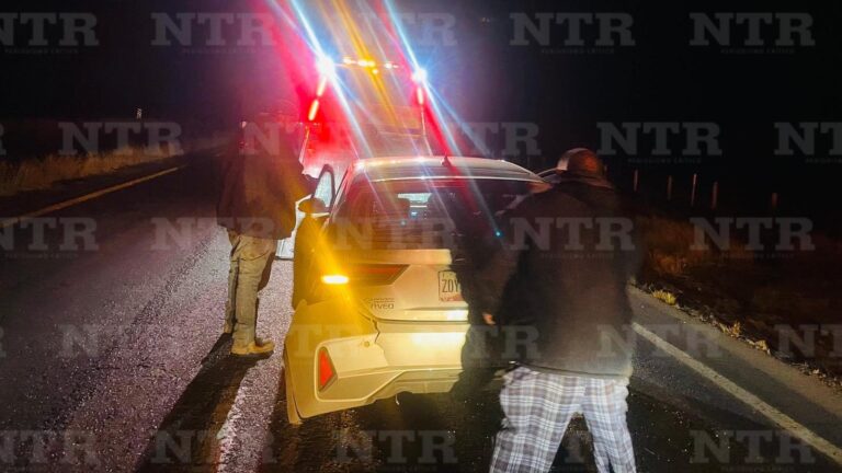 Se accidenta en carretera federal 49