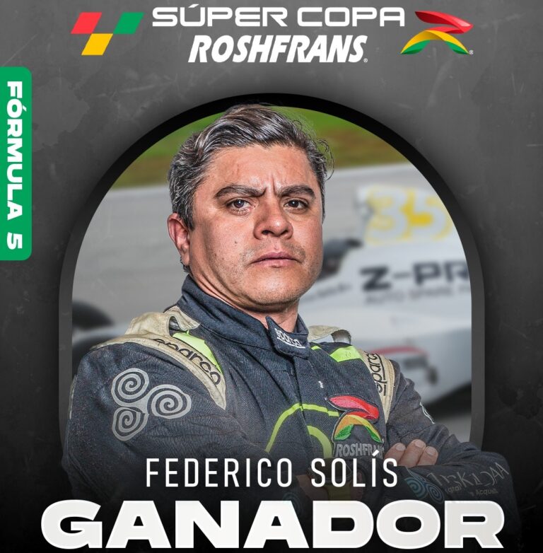 Federico Solís conquista la primera posición en Formula 5