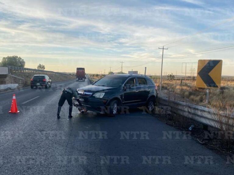Impacta y resulta lesionado sobre carretera a Nuevo Día
