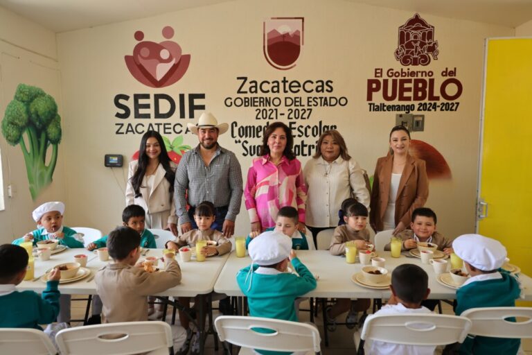 Inauguran comedor para jardín de niños en Tlaltenango