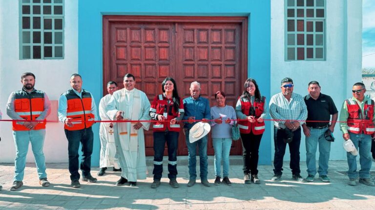Entrega Orla Camino Rojo rehabilitación del Templo de la Virgen de Guadalupe