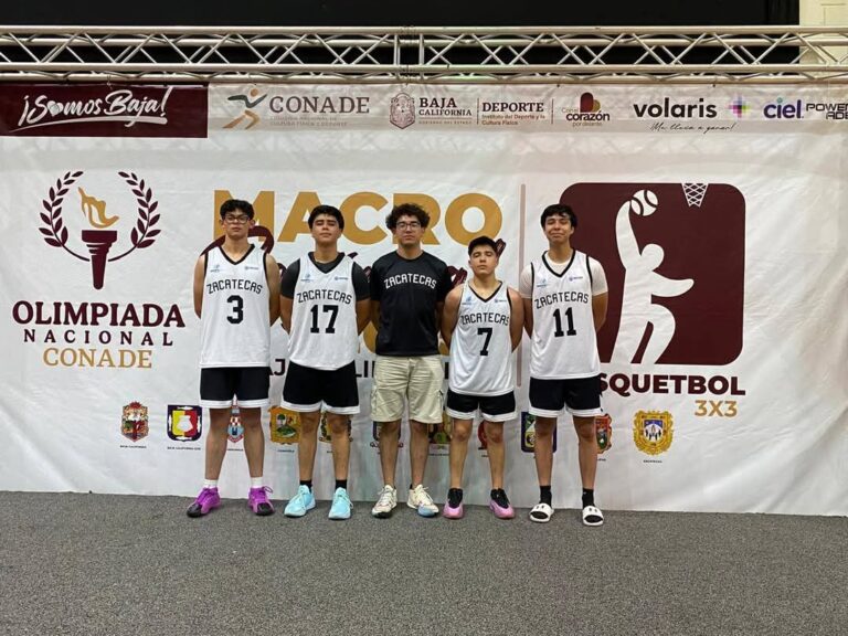 Zacatecas clasifica a Olimpiada Nacional en 3×3