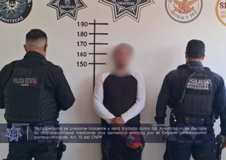 Lo detienen por presunto daño a las cosas, lesiones y amenazas