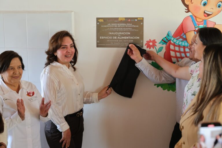 Inauguran comedor infantil en Sauceda de la Borda