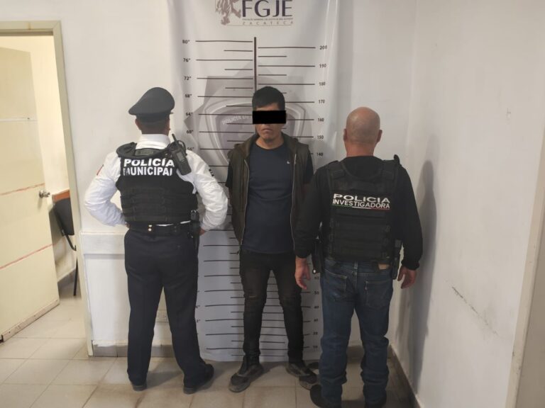 Capturan en Fresnillo a presunto homicida