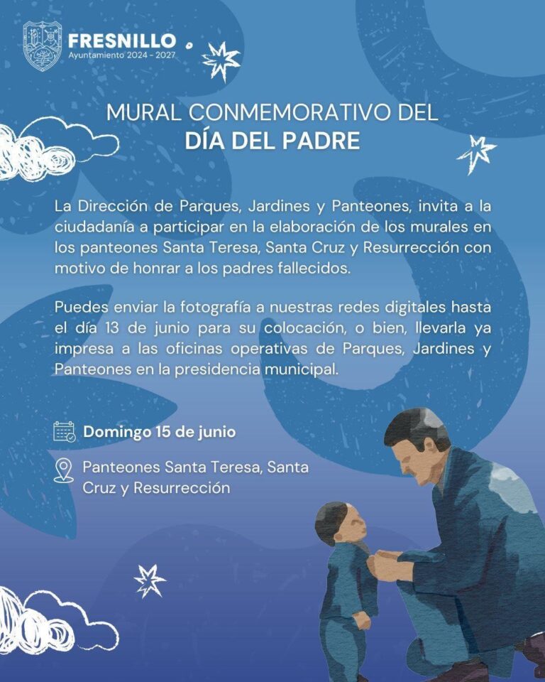 Invitan a honrar la memoria de papás con mural de fotos