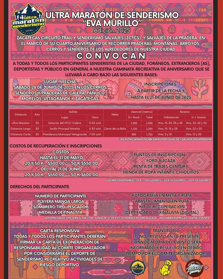 Anuncian Ultra Maratón de Senderismo