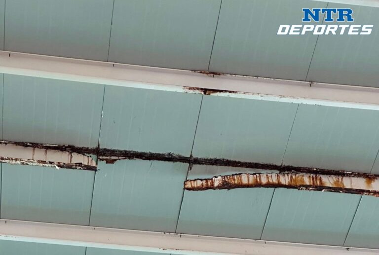 Denuncian caída de fierros oxidados en el CAC