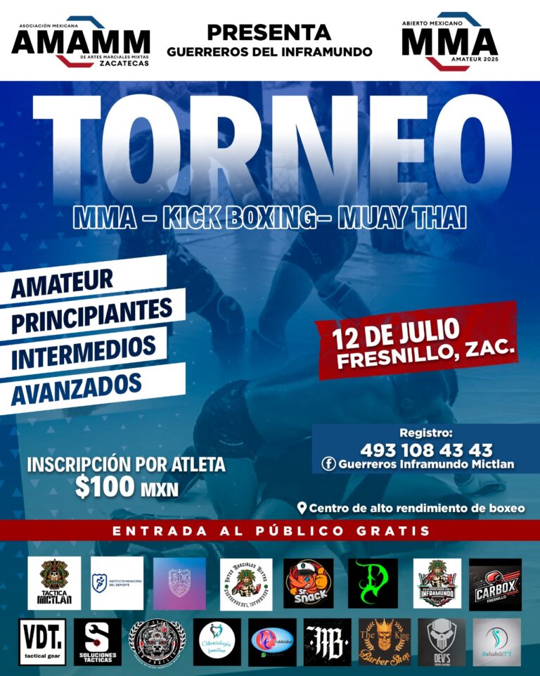 Las MMA llegarán a Fresnillo