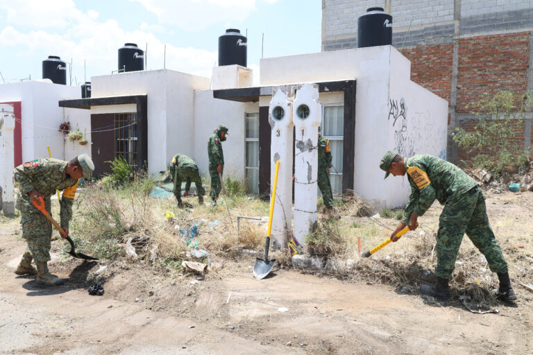 Llevan Brigadas al Fraccionamiento La Comarca