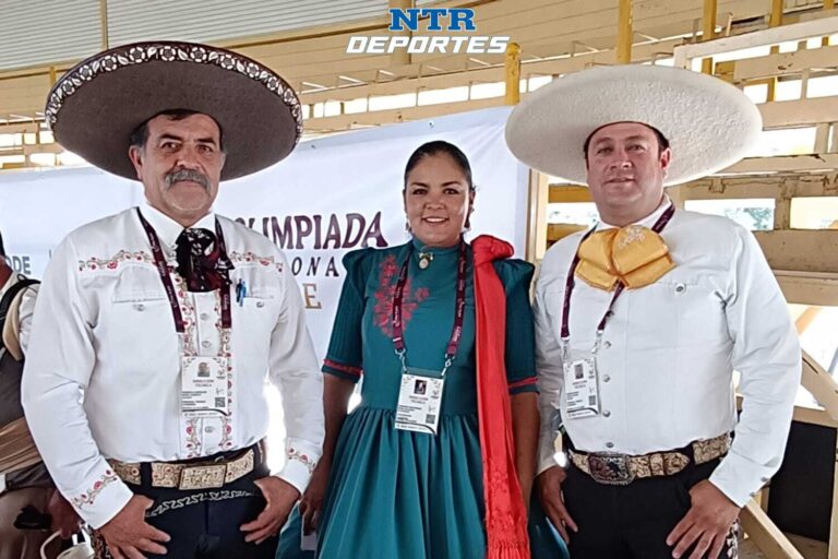 Locutora zacatecana da voz a la Olimpiada Nacional CONADE 2025 de Charrería