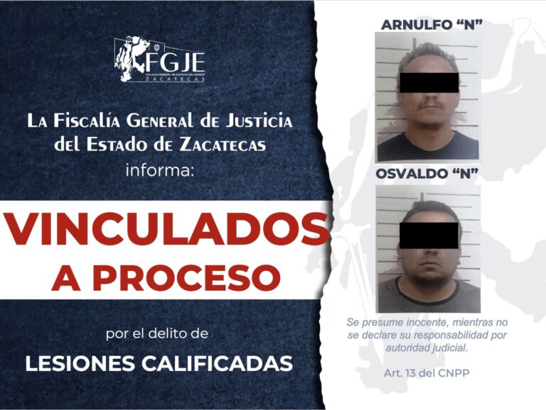 Los vinculan a proceso por lesiones calificadas
