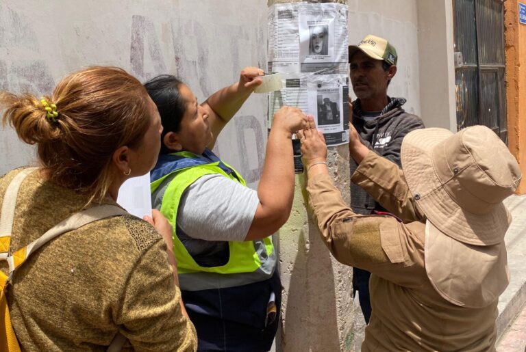 Continúan trabajos de búsqueda de personas