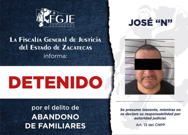 Cumplimenta FGJEZ cuatro órdenes de aprehensión