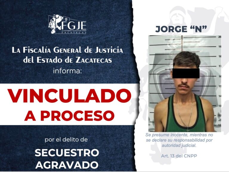 Lo vinculan a proceso por secuestro agravado