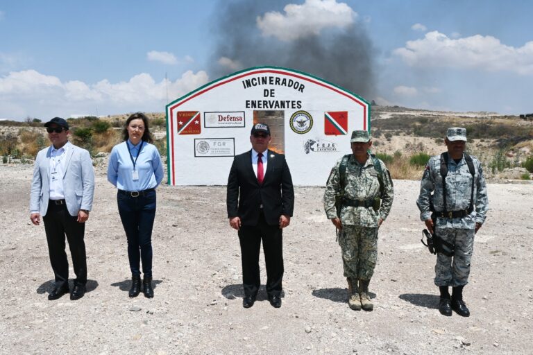 Incineran narcóticos en Fresnillo