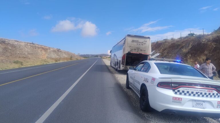 Brinda Guardia Nacional asistencia en carreteras del Estado