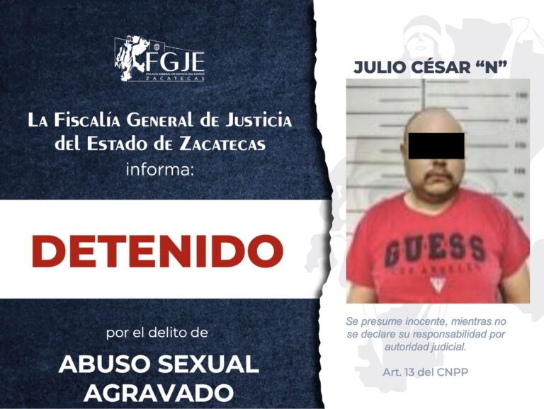 Cumplimenta FGJEZ órdenes de aprehensión